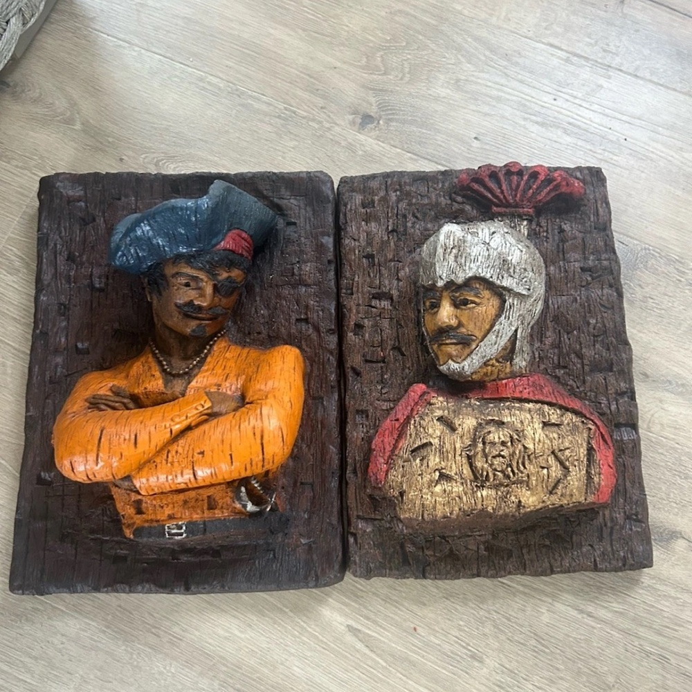 RARE original Buccaneer Pirate Vintage 60s Polymatrix Polyart Wall Decor 3D Art - Picture 3 of 6